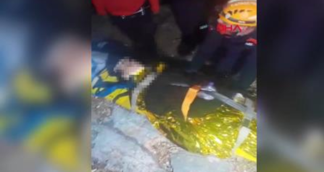 alanyada kayalik alanda 2 cocuk mahsur kaldi ENEDiO6I