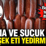 Bakanlik 3 firma acikladi sucuk ve kiyma diye at esek eti yedirmisler WjAYszLr