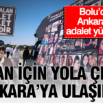 Boludan ankaraya adalet yuruyusu 78 can icin yola cikildi 186 kilometre sonra ankaraya ulasildi ledTkRMf