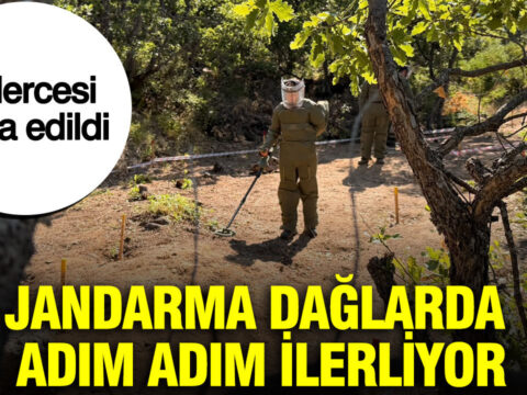 Jandarma daglarda adim adim ilerliyor topragin altinda sakli tehlike tek tek temizleniyor 4SVehmay